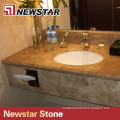 Newstar good quality undermount sink marble vanity tops